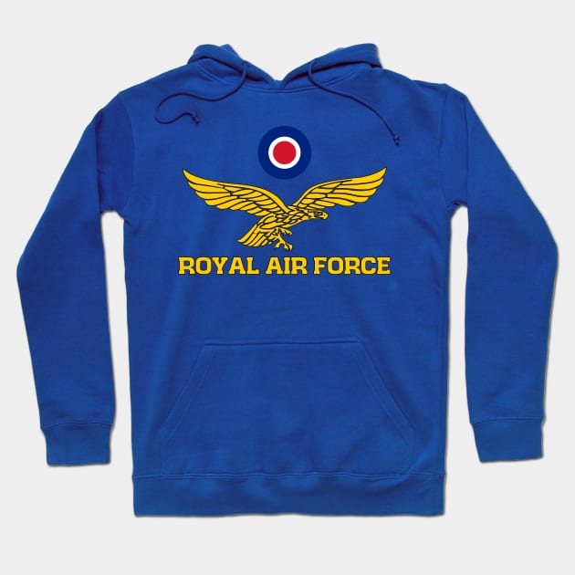 RAF eagle Hoodie by bumblethebee